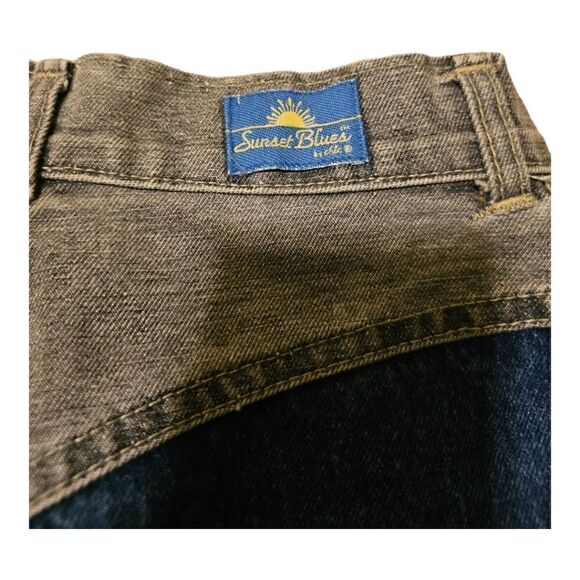 CHIC SUNSET BLUES Vintage Jean Skirt - Size 9 (26" Waist x 18" Length) - Picture 7 of 8